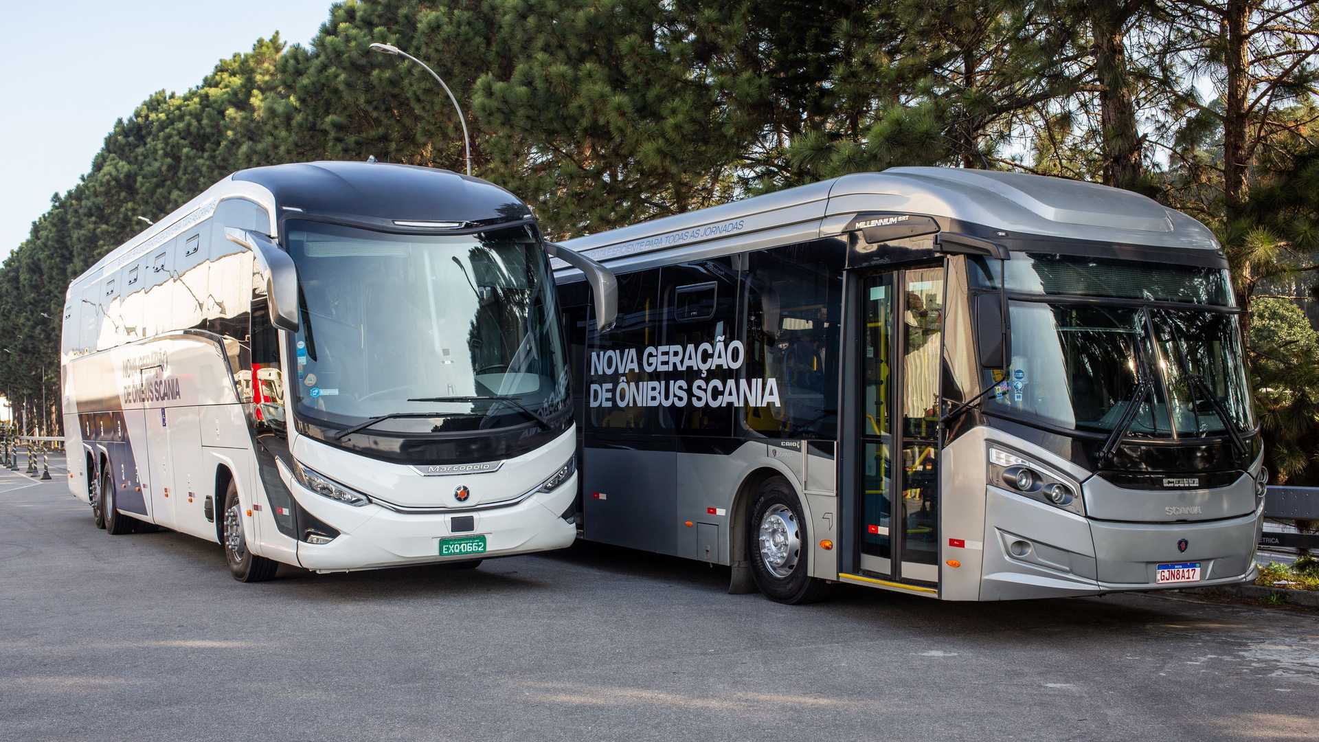 Scania apresenta novos chassis e motores para linha de ônibus 2023 com