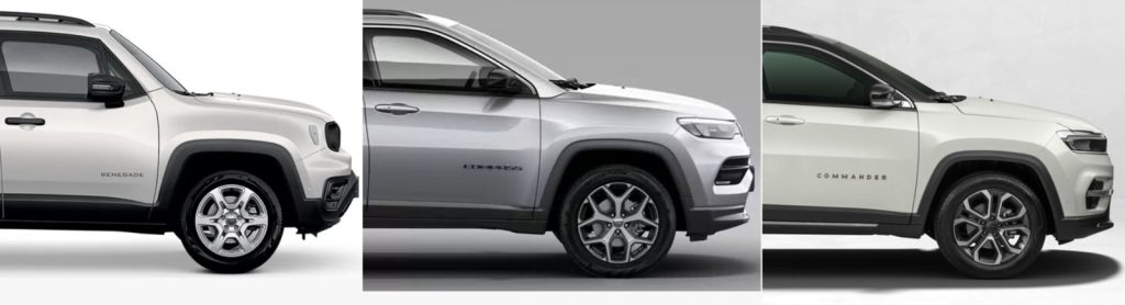 Design dos Jeep