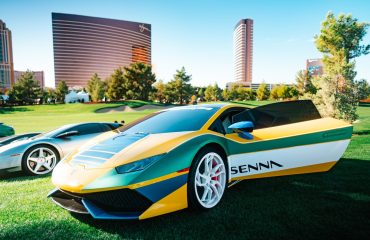 Lamborghini com o tema Ayrton Senna, em Las Vegas