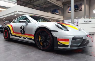 Porsche GT3 em exposição na Stuttgart