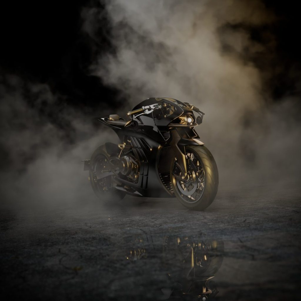 Mais uma moto Aston Martin