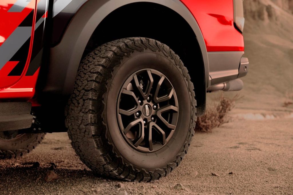 Pneu Ford Ranger Raptor - Foto: divulgação